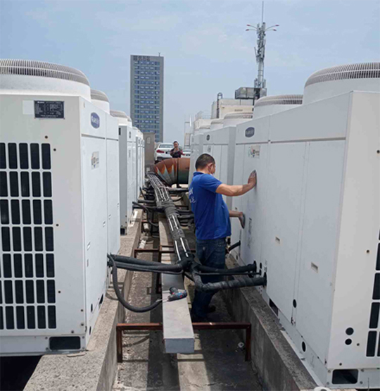 盘县中央空调制热和不制冷系统维修方法